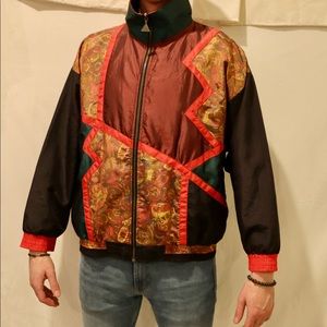 Vintage 80s/90s Casual Isle Print Jacket.